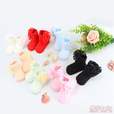 【春秋全棉純色兒童女襪小花朵女短襪甜美嬰兒寶寶童襪廠家批發(fā)】義烏市偌顏電子商務(wù)商行 - 產(chǎn)品庫(kù)